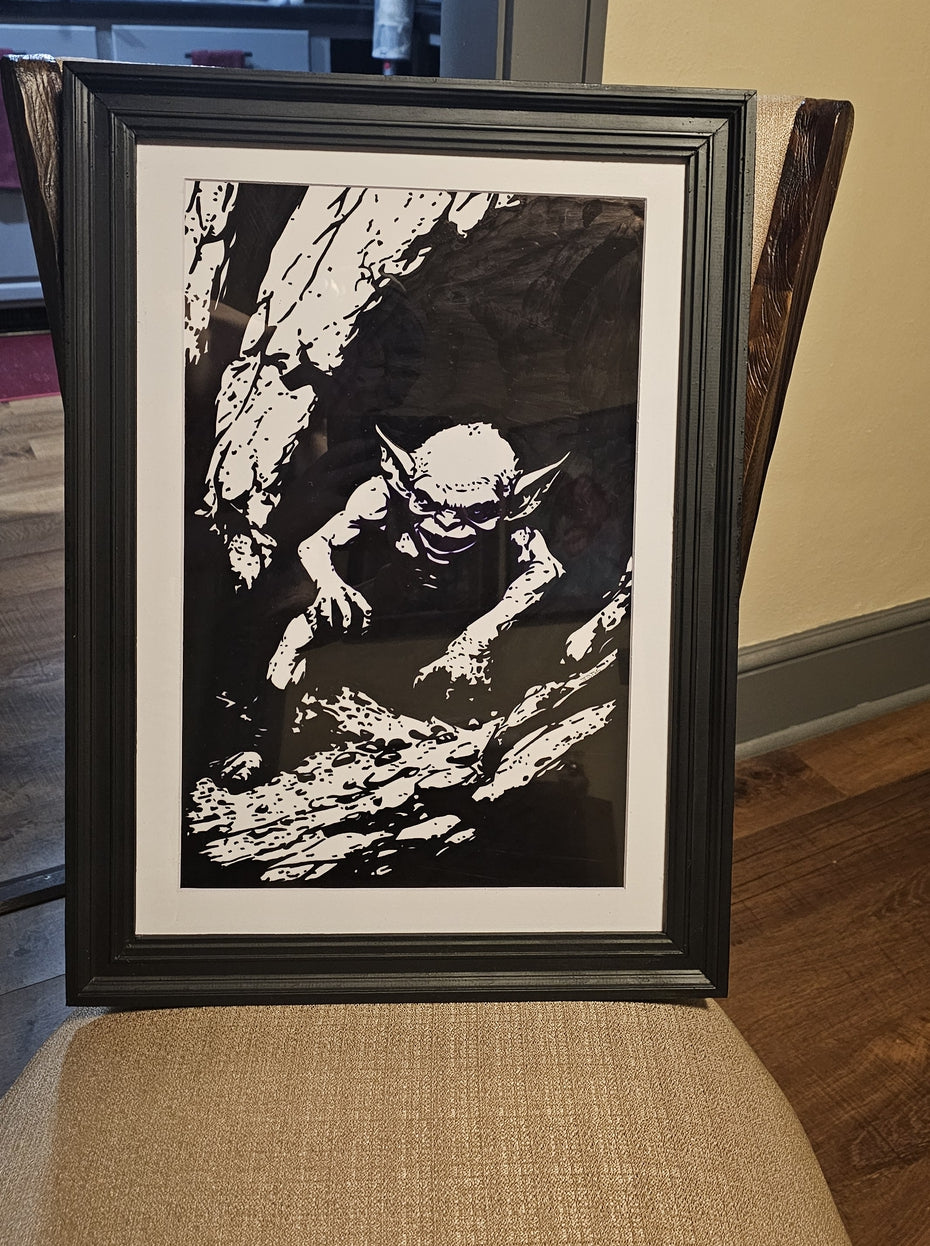 Caver Creeper Original Ink Illustration