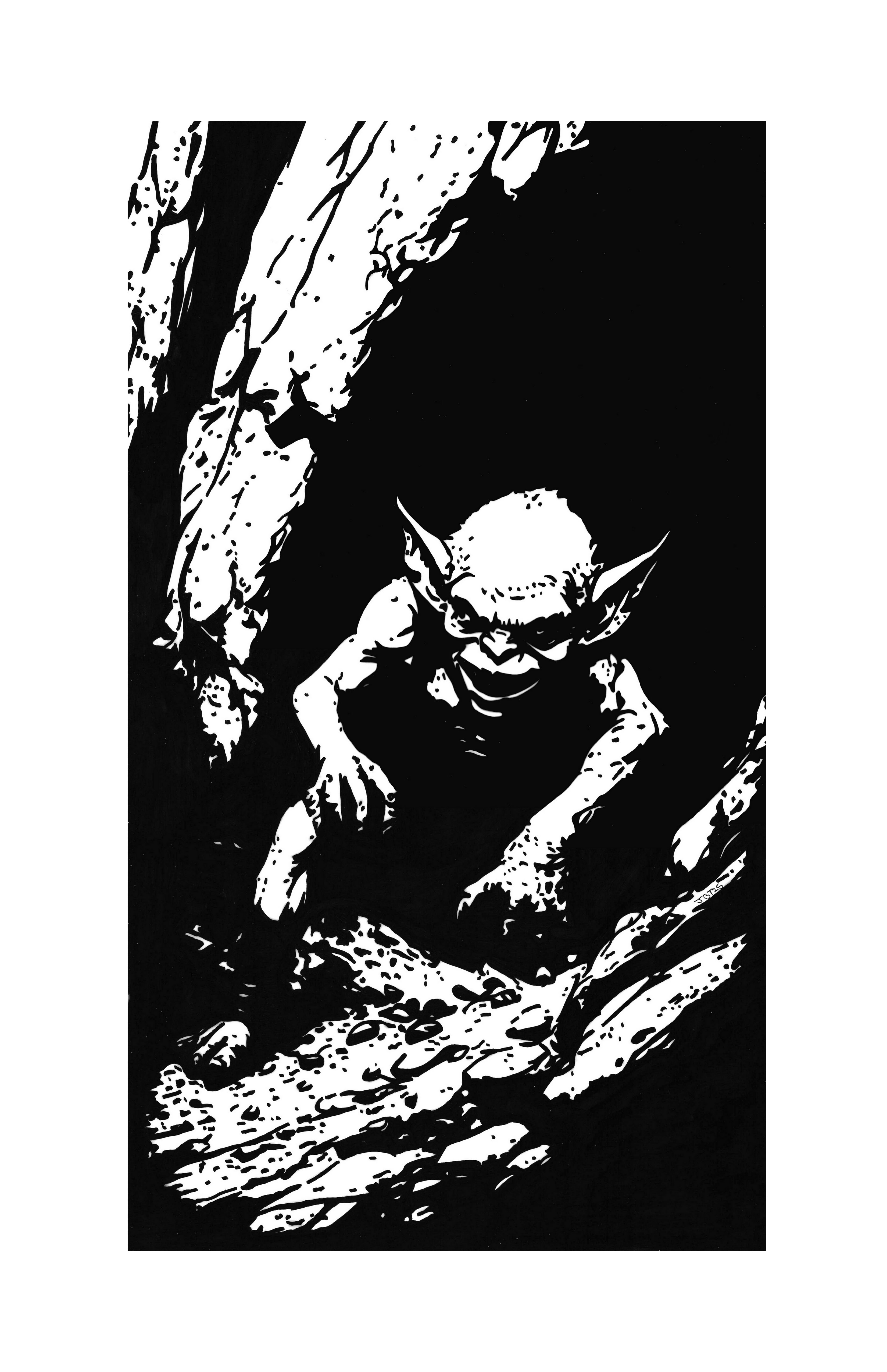 Cave Creeper Art Print