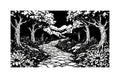 Secluded Pathway Art Print